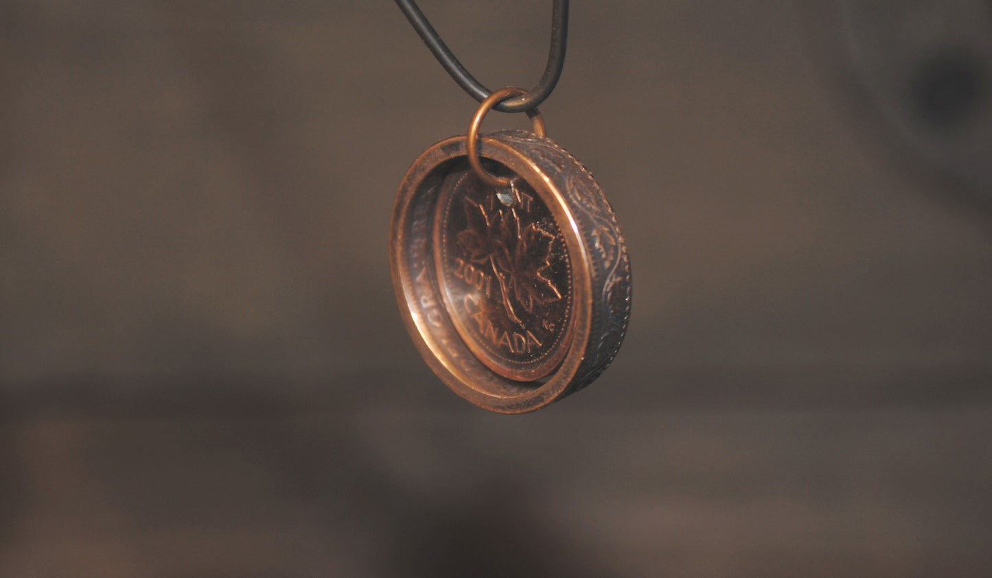 Canada one cent penny pendant