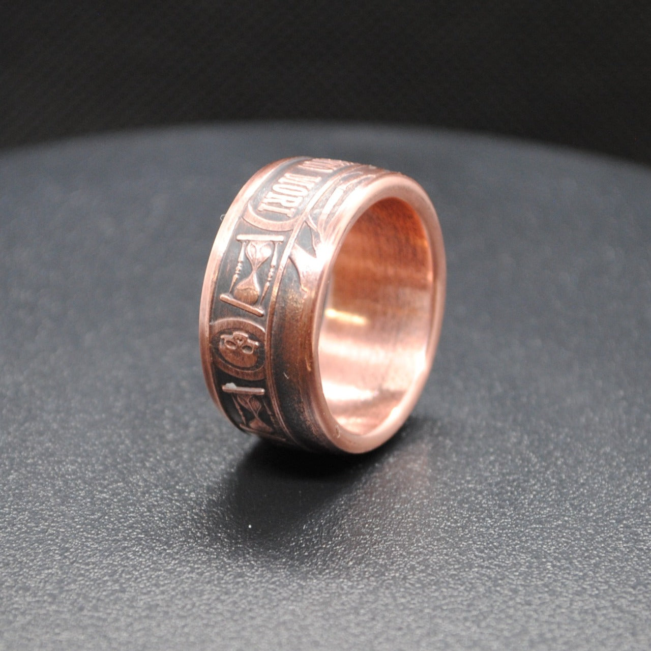 "Memento Mori" Copper Ring