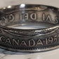 Canadian50 cent coin ring - 1937 to 1958