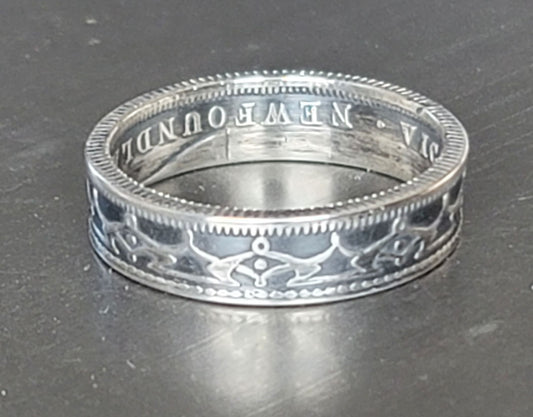 Newfoundland 20 Cent Silver Ring