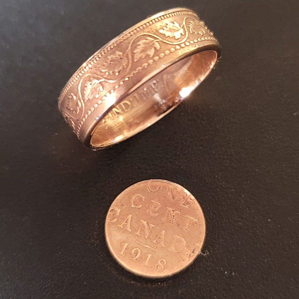 1918 penny ring