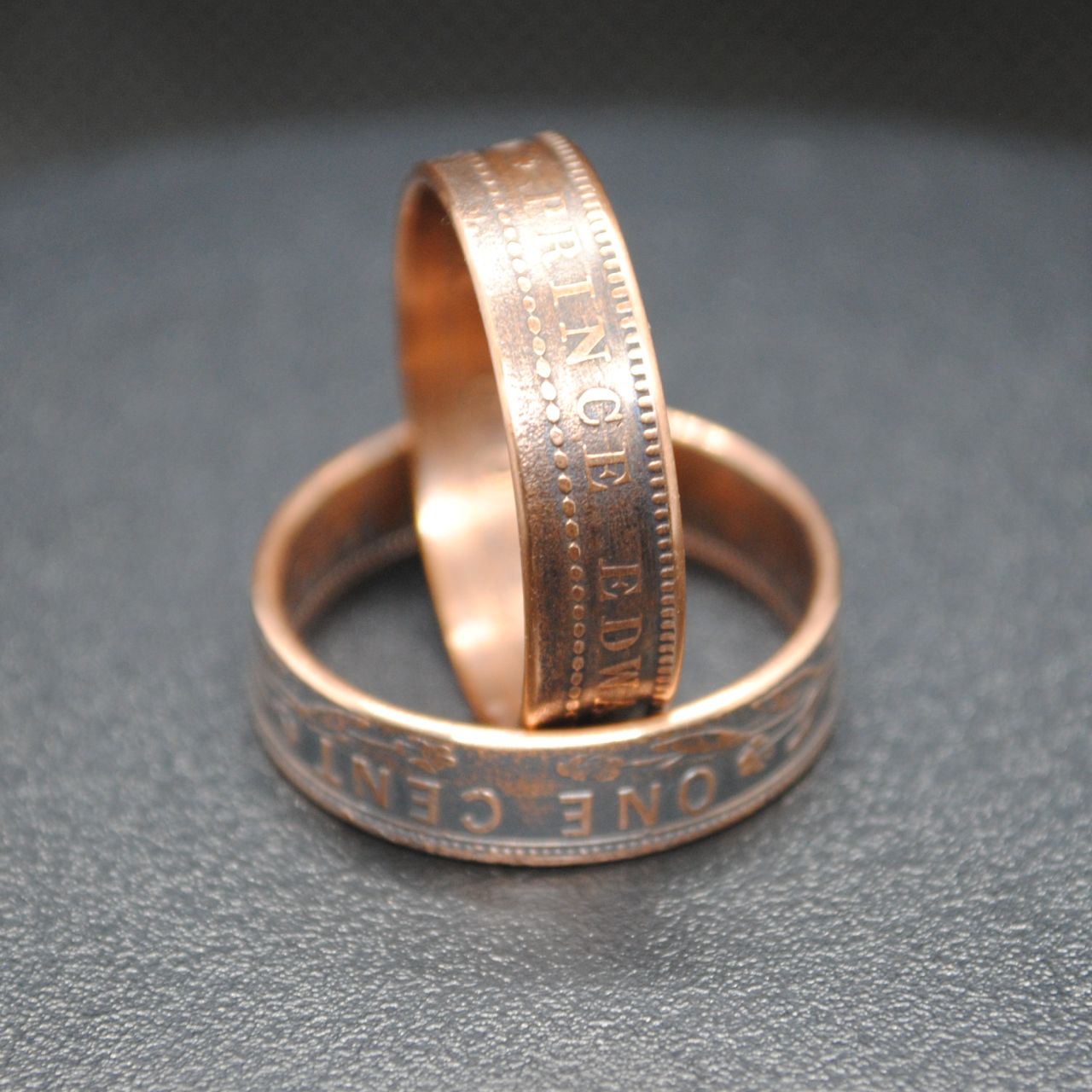 Antique finish on this Prince Edward Island ring